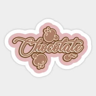 chocolate Sticker